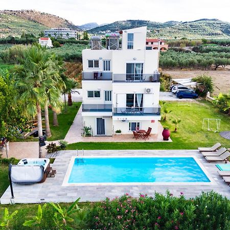 Martimi Apartments - 200M From Drapanias Beach - Pool - Hot Tub - Sauna - Bbq Kíssamos Exteriör bild