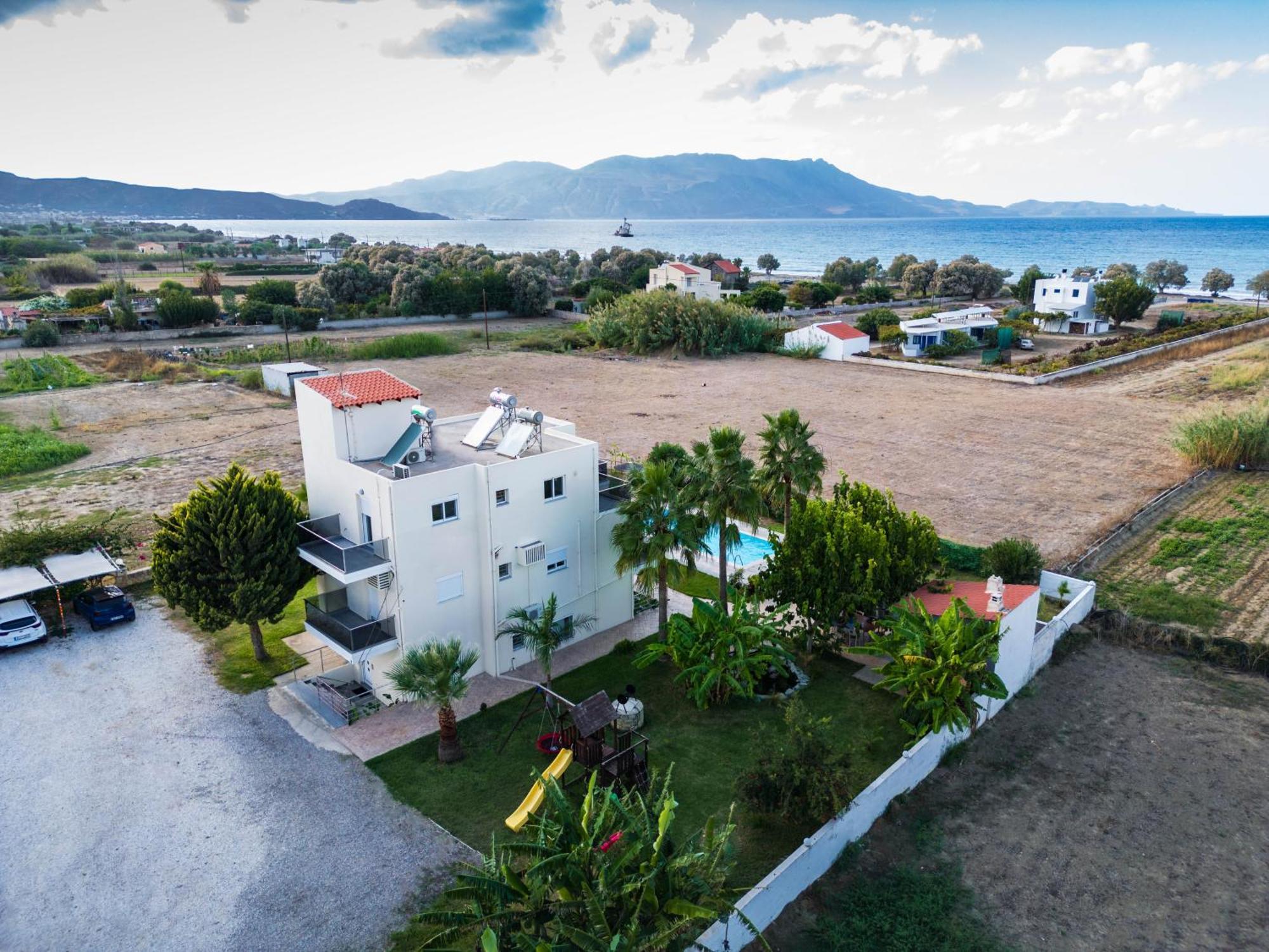 Martimi Apartments - 200M From Drapanias Beach - Pool - Hot Tub - Sauna - Bbq Kíssamos Exteriör bild