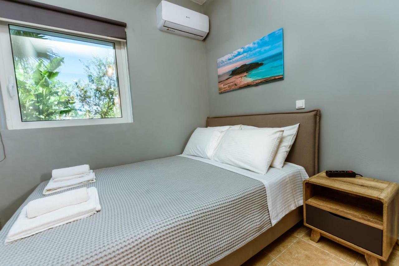 Martimi Apartments - 200M From Drapanias Beach - Pool - Hot Tub - Sauna - Bbq Kíssamos Exteriör bild