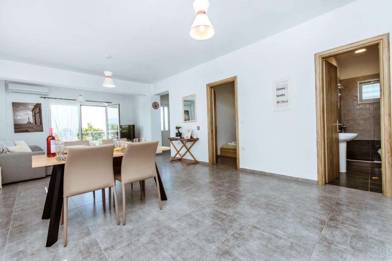 Martimi Apartments - 200M From Drapanias Beach - Pool - Hot Tub - Sauna - Bbq Kíssamos Exteriör bild