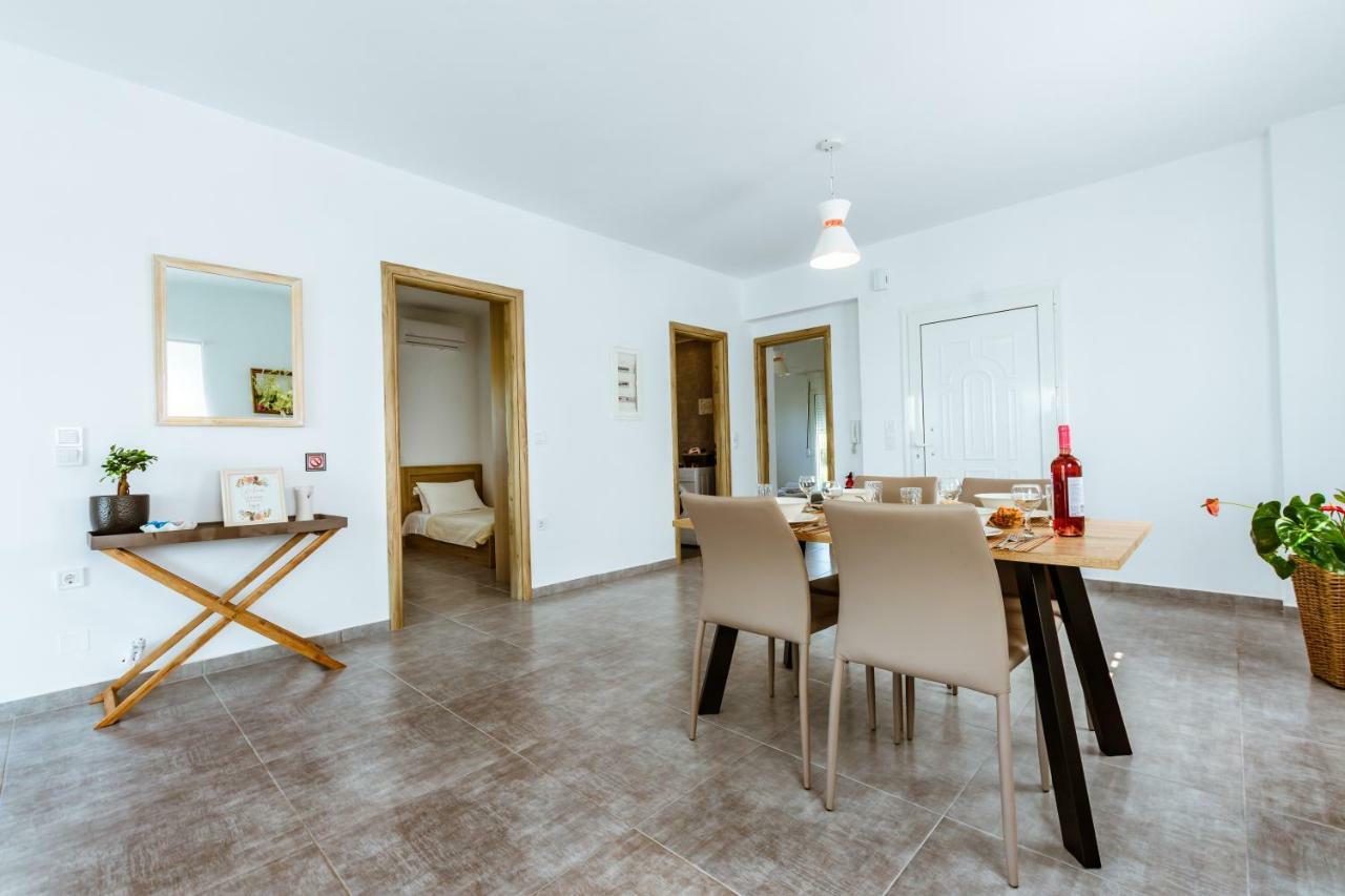 Martimi Apartments - 200M From Drapanias Beach - Pool - Hot Tub - Sauna - Bbq Kíssamos Exteriör bild