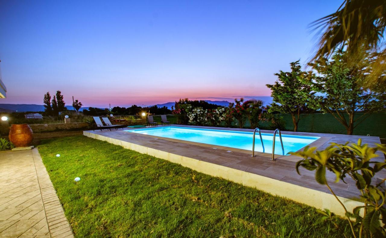 Martimi Apartments - 200M From Drapanias Beach - Pool - Hot Tub - Sauna - Bbq Kíssamos Exteriör bild